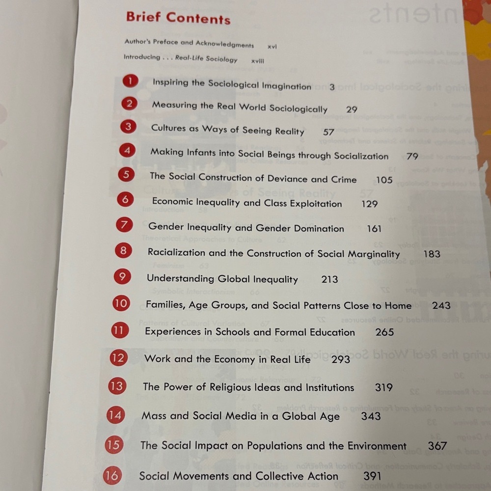 Real-Life Sociology - a Canadian approach textbook - Picture 4 of 5